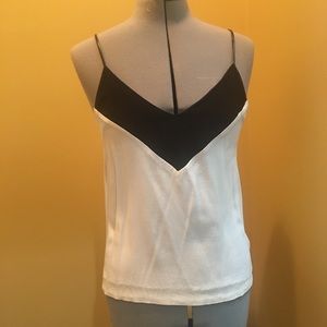 H&M color block spaghetti strap tank